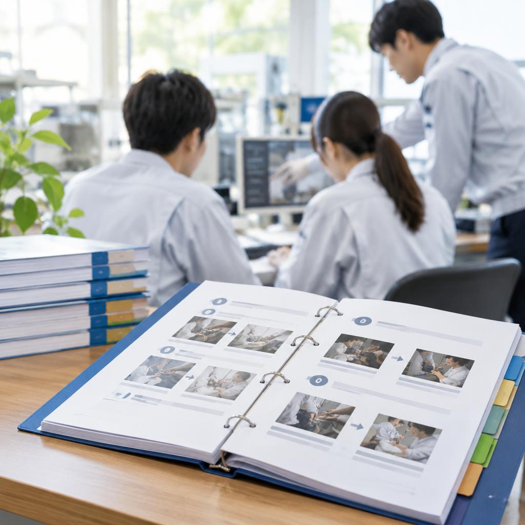 属人化をほどき、誰が担当しても同じ品質へ。現場と一緒に「使われ、育つ」業務マニュアルをつくります。
