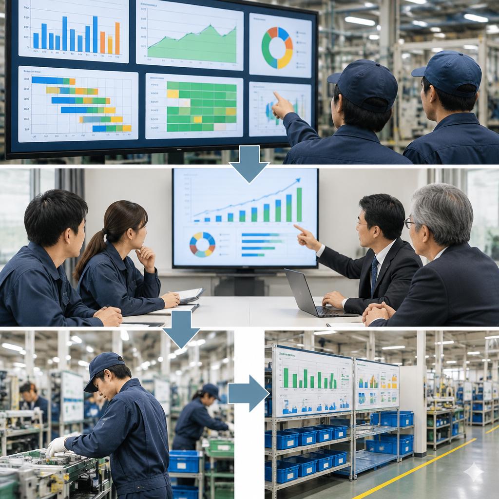 数字が変わり、現場が変わった。見える化の成功事例