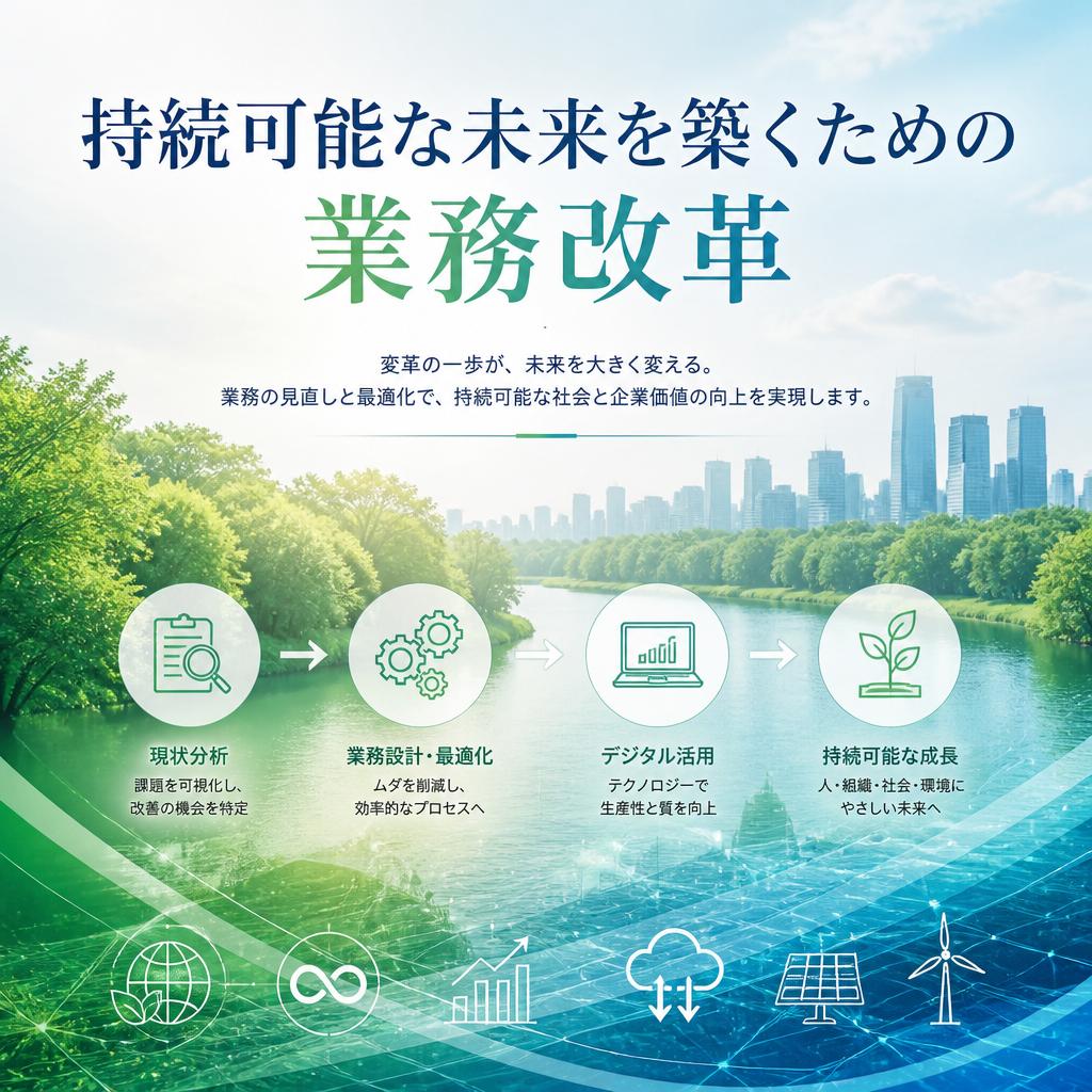 持続可能な未来を築くための業務改革