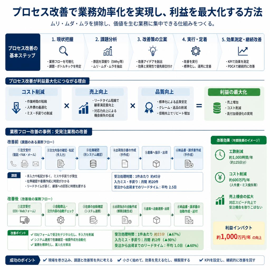 2. 効率化による利益最大化
