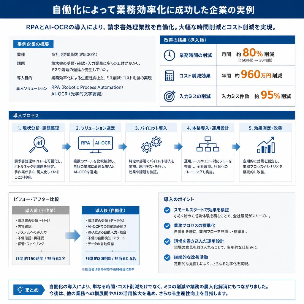 成功事例：自働化の導入効果