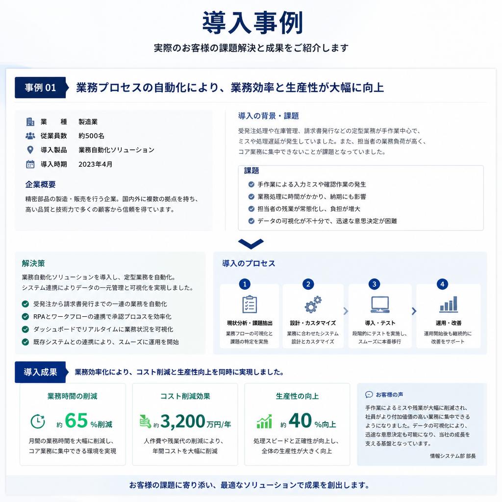 成功事例の紹介