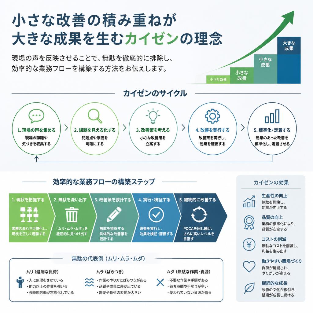 業務改善の核心：カイゼン