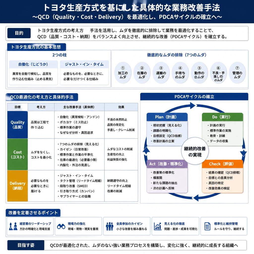 生産性向上に向けた具体的手法