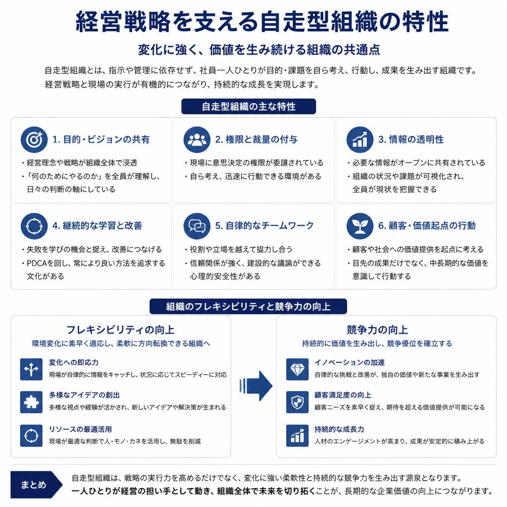 経営戦略と自走型組織の相乗効果
