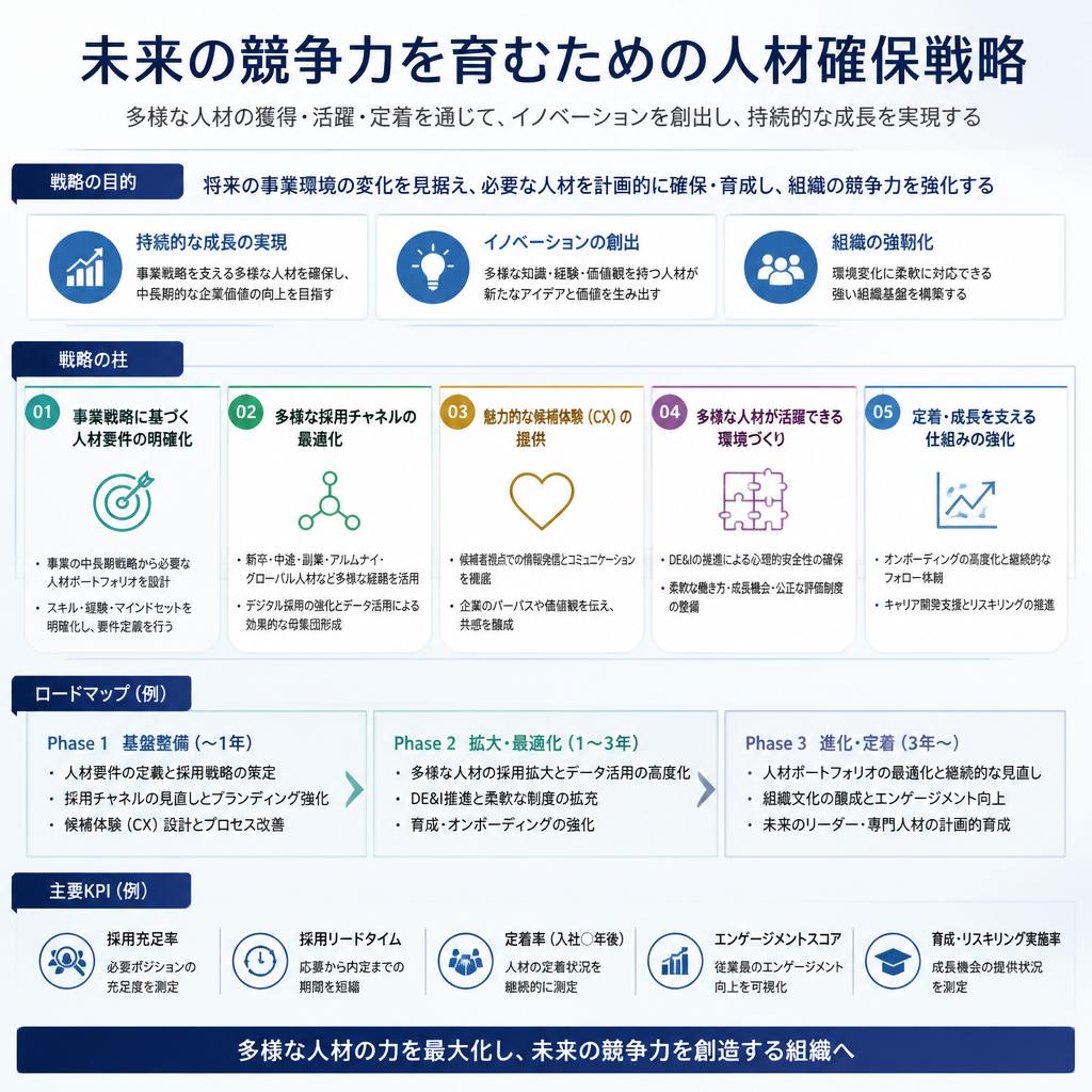 未来の競争力を育むための人材確保戦略