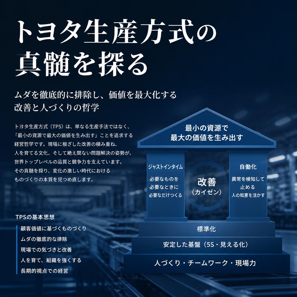トヨタ生産方式の真髄を探る