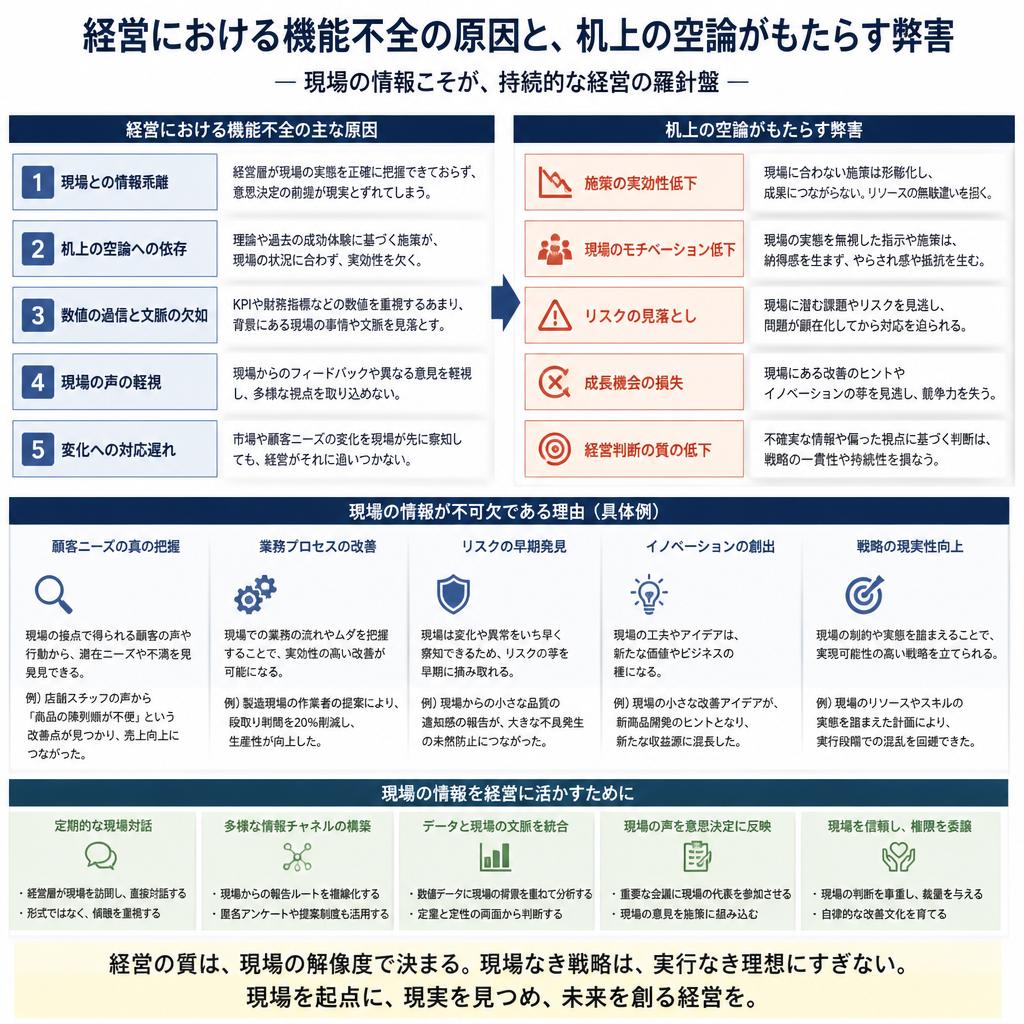 机上の空論を排する必要性