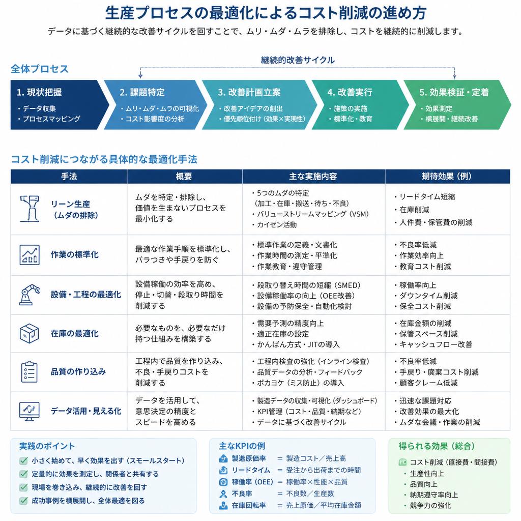生産プロセスの最適化とは？