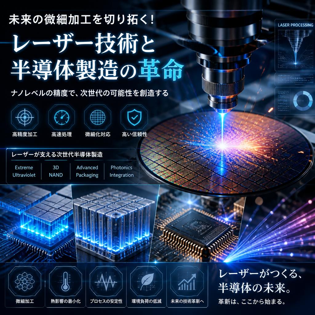 未来の微細加工を切り拓く！レーザー技術と半導体製造の革命