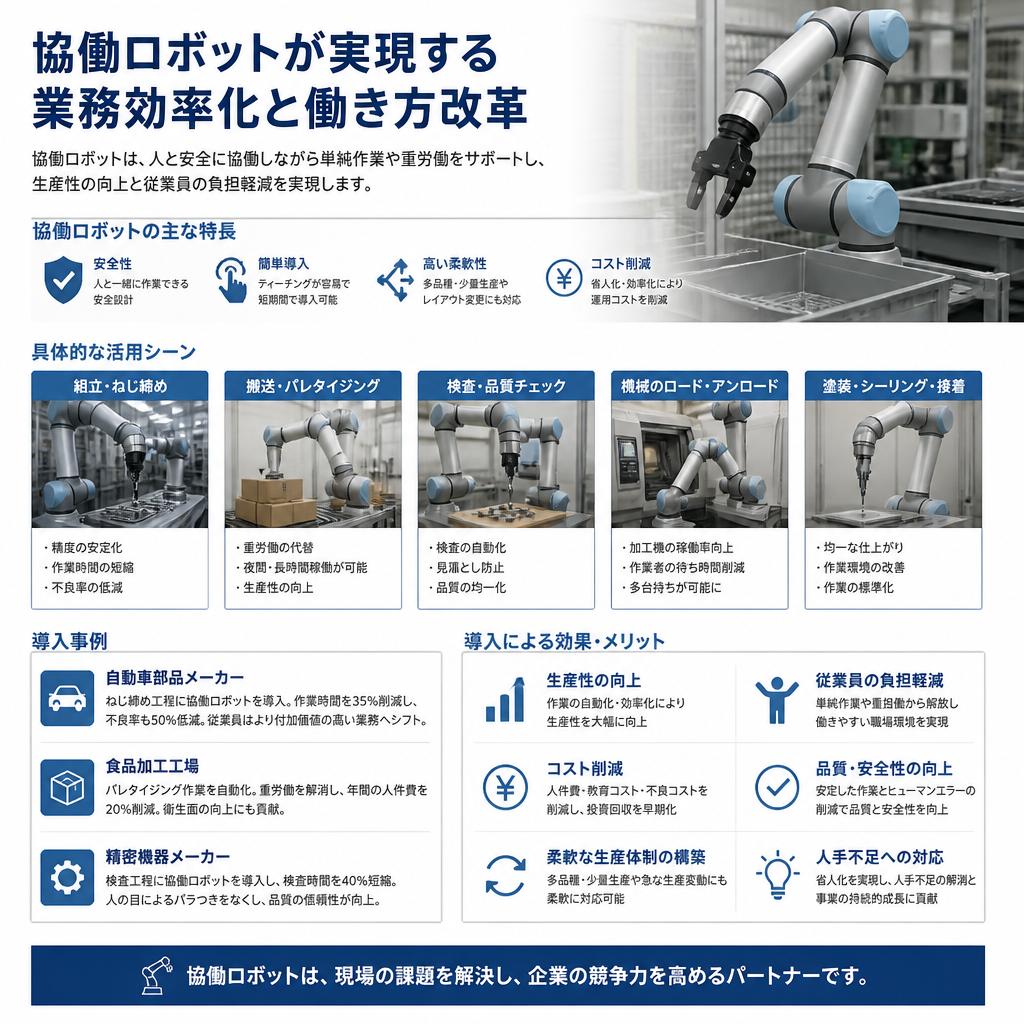 協働ロボットの可能性: 未来のパートナー
